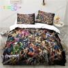 Stret Fighter Printed Beding Set For Bedrom Soft Modern Bedspreads Comefortable Children Kids Soft Duvet Cover Comfortable Quilt Cover And Pilowcase