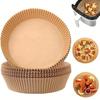100/50Pcs Air Fryer Baking Paper Liner Oil-proof Disposable Parchment Paper Tray Non-Stick Mat AirFryer Accessories Round