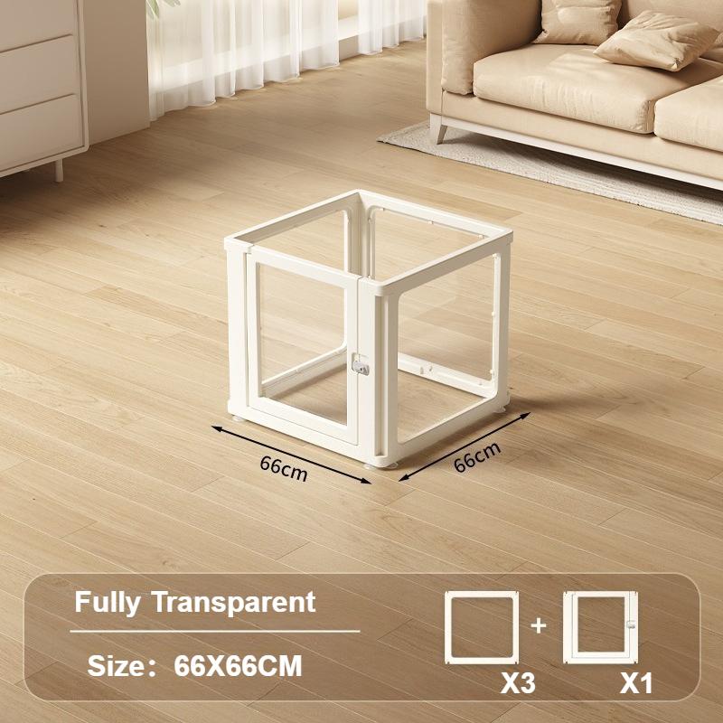 

Full Transparent Dog Fence Acrylic Small Dogs Playpen Indoor Pet Puppy Dogs Enclosure Bed Accessories Pets Cat Dog Baby Barrier