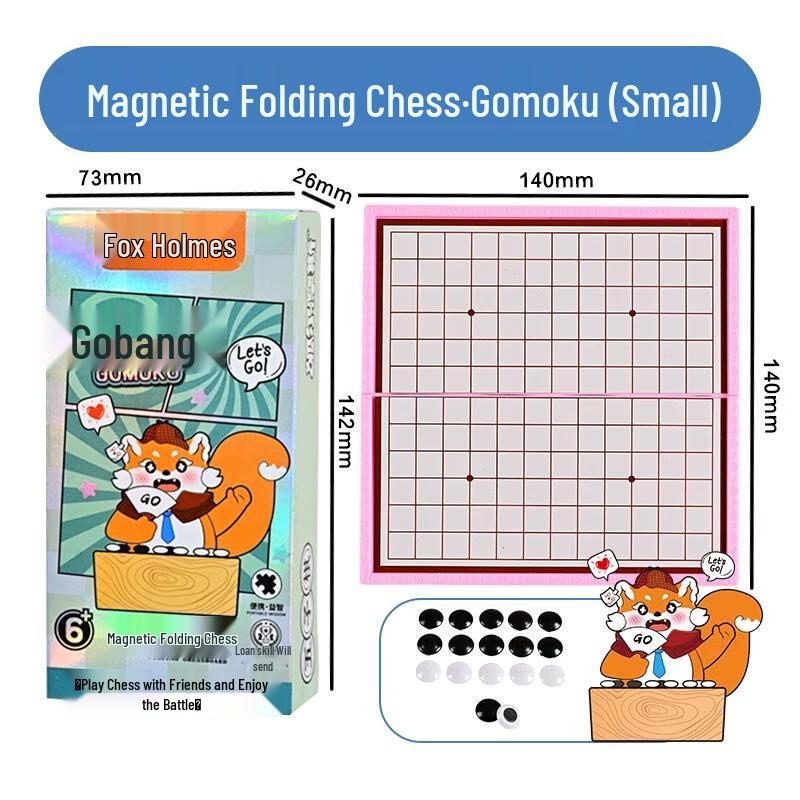 JINGRUIXIANG Magnetic Folding Multi-Game Board Set