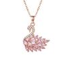 Luxury Swan Pendant Necklace for Women, Cubic Zirconia Inlaid Copper Charm, Gold Silver Plated Stainless Steel Chain, Elegant Jewelry
