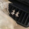 Korean Butterfly Shell Micro-Inlaid Ear Studs - Simple, Trendy & Versatile Earrings