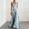 2026 European V-neck Casual Party Dress - INS Vacation Style