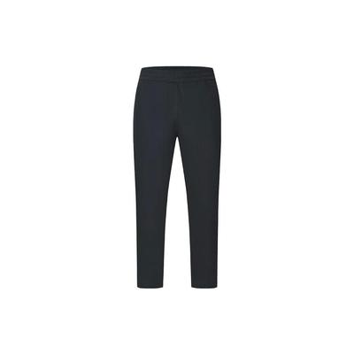 Fitness Series Solid Color Mid-Rise Straight-Leg Sports Pants Men Pants Deep-Black A11M341809F-BK