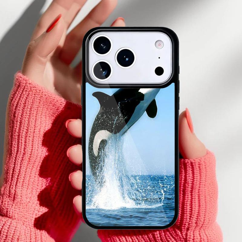 Killer Whale Orca Under Water Phone Case for iPhone 17 16 15 14 13 Pro Max Back Cover for 12 11 Pro Coque