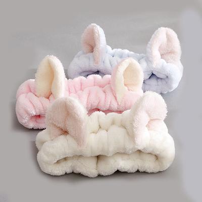 Cute Cat Ear Hair Hoop Elastic Hair Clips Headband Make Up Tools Washing Accessories