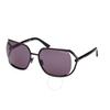 Goldie Smoke Rectangular Ladies Sunglasses Ft1092 01a 60