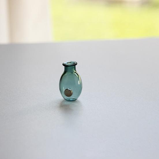 Mini Glass Vase Refrigerator Magnet, 3D Miniature Vase Fridge Magnet, DIY Flower Vase Refrigerator Magnet for Home Office Kitchen Decoration