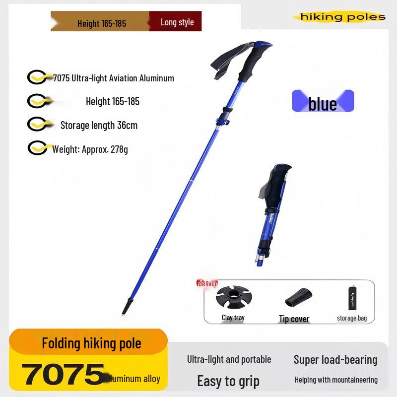 7075 Aluminum Alloy Telescopic Trekking Pole