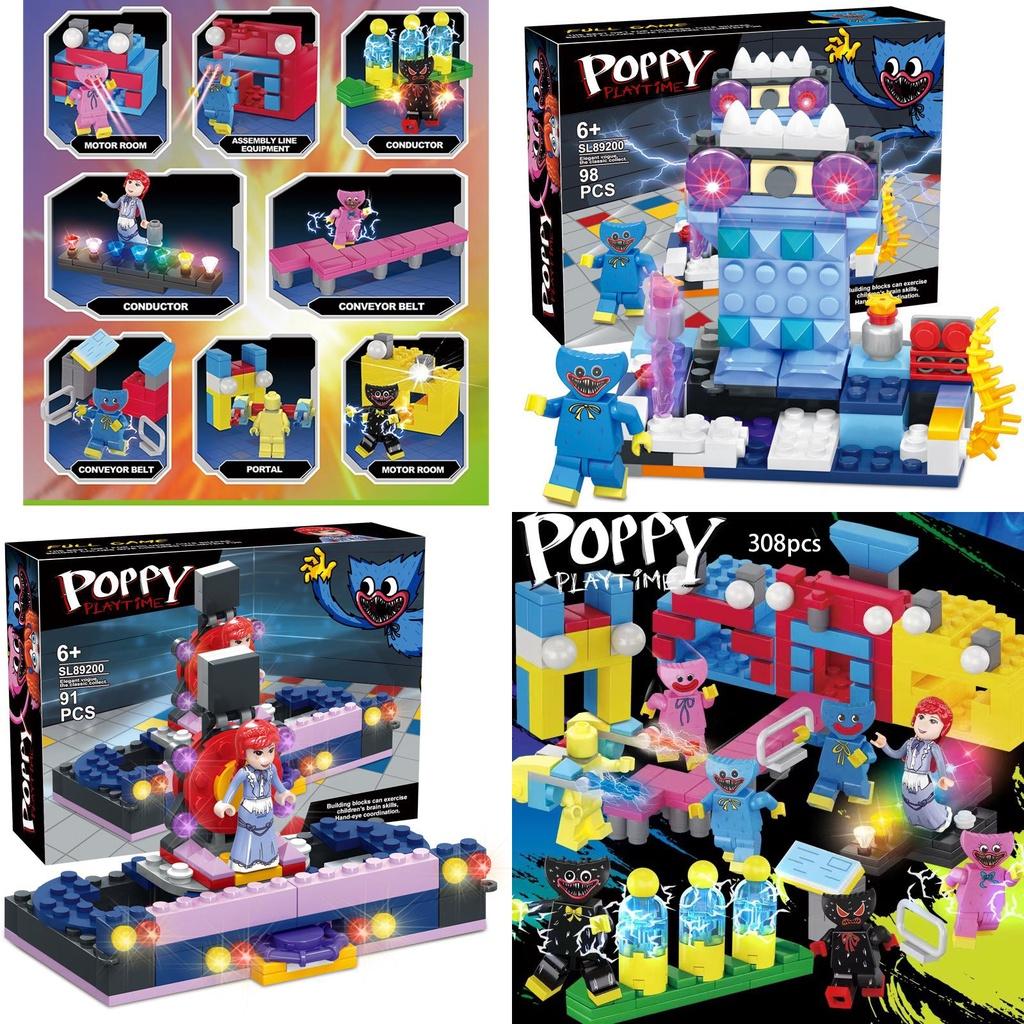 Poppy Playtime Building Set 4-in-1 8-in-1 Huggy Wuggy Blocks Puzzle Game For Kids
