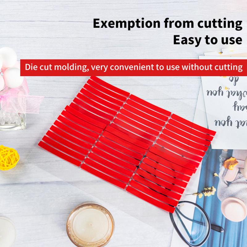 2 szt. Przezroczysta taśma klejąca do paznokci Stojak ekspozycyjny na sztuczne paznokcie Naklejki z klejem Dwustronnie klejone Narzędzia do ćwiczeń i prezentacji manicure