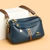 Brand Design Three Layers Fashion Shoulder Messenger Bags Luxury Soft Leather Crossbody Sac Quality Small Handbags and Purses