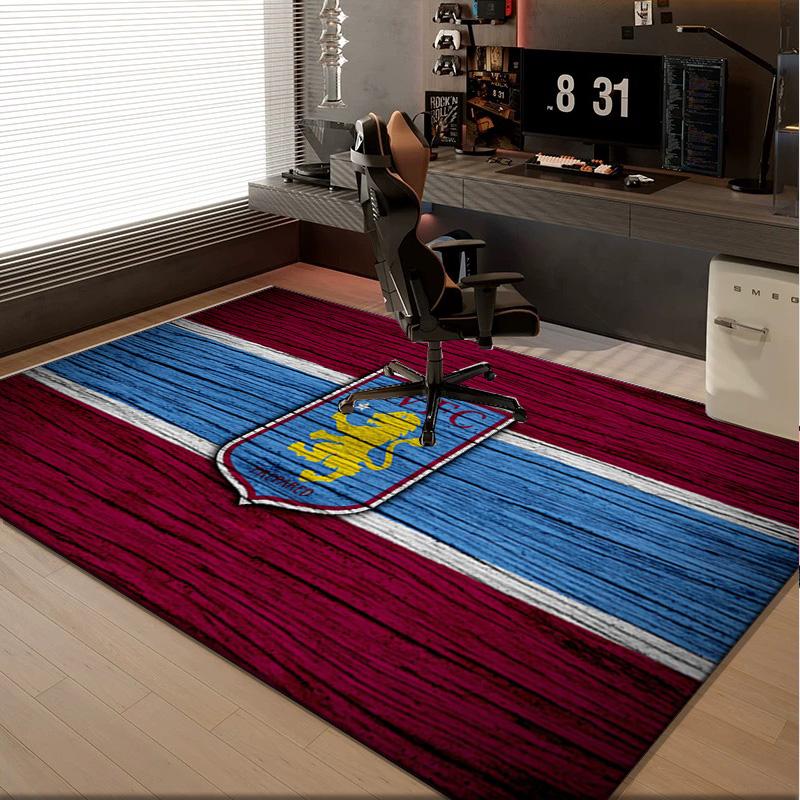 1PC Rug Football Villa Design Carpet, Chair Rug,Area Rug for Office Bedroom Living Rooms Bedroom, Doormat Decor Christmas Fan Gifts
