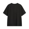 Li-Ning Outdoor CF Quick-Dry Cool Round Neck T-Shirt With Solid Color Letter Logo Men tops Black ATSW031-4
