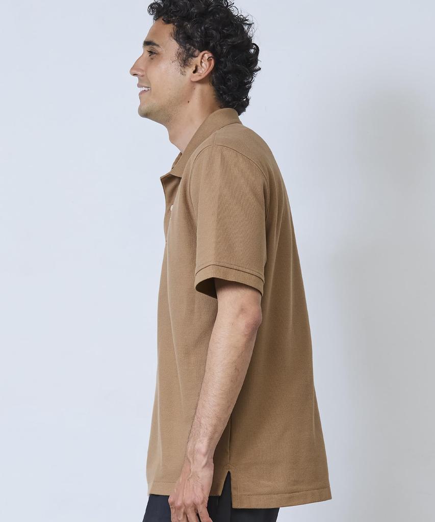 [L.L.Bean] Men's Premium Double L Polo Shirt, Short Sleeve, Red Bean Boot Embroidery, Japan Fit, Size L, Navy, Classic Navy, 1000035917