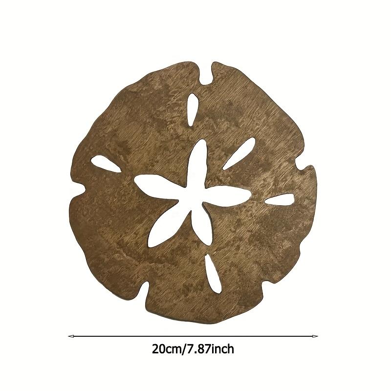 

Wooden Sand Coin Wall Decoration, Beach Coastal Style Wall Decoration, Home, Dining Room, Café, Coastal Art Decoration Items