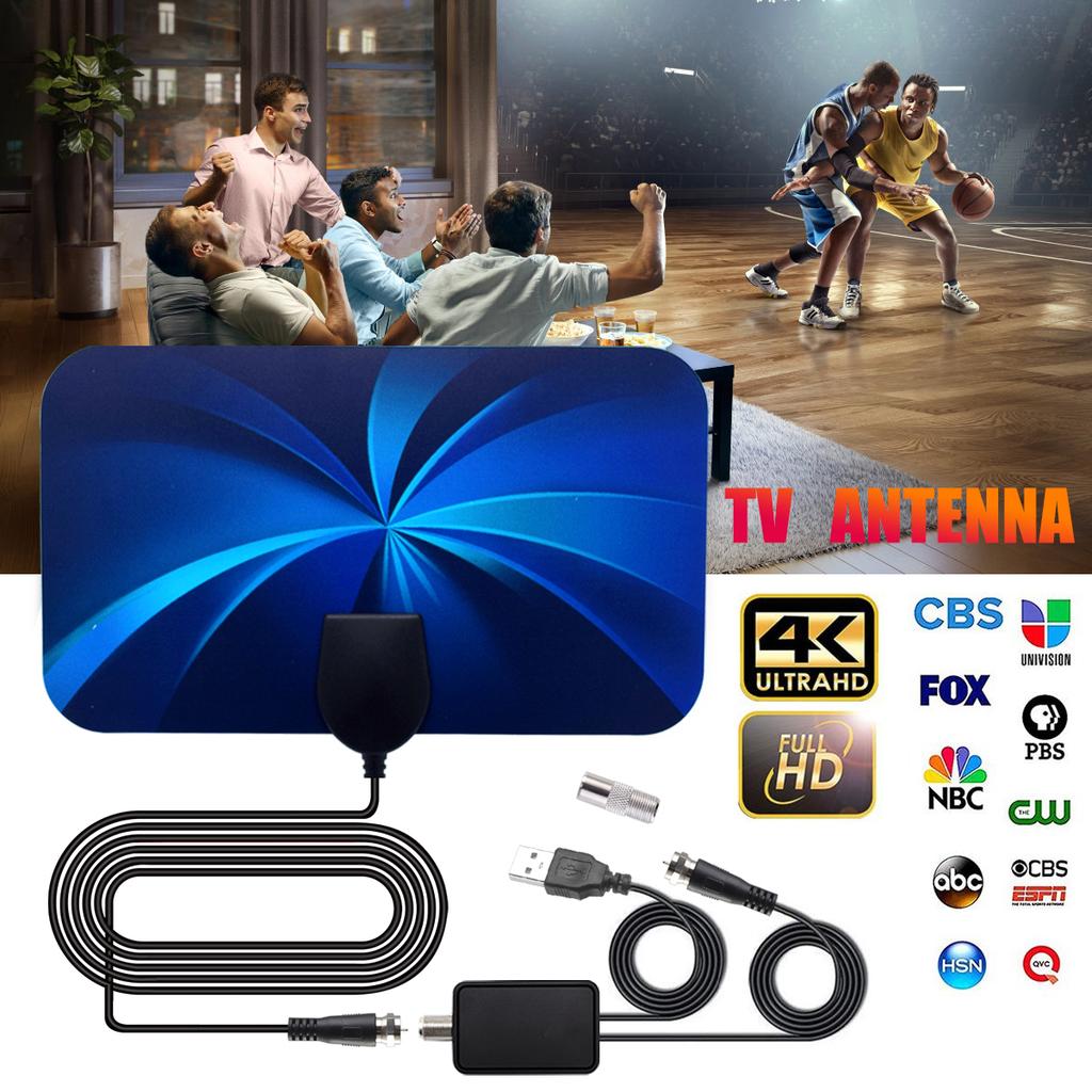 2026 New 25DB High-Gain Indoor Digital TV Antenna for 8K, 4K, and 1080P HDTV TV Antenna