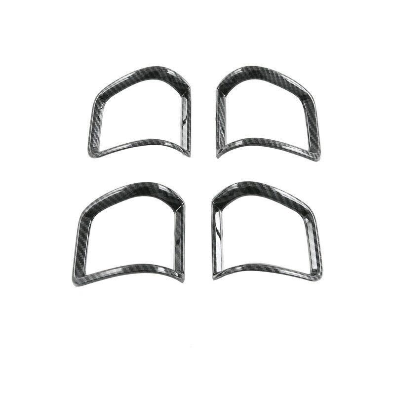 For BMW Mini Clubman F54 2016- Carbon Fiber Style Car Air Outlet Cover Trim