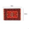 1/12 Dollhouse Carpet Doll House Door Mat,Living Room,Pretend Play Toy,Home Mini Weaving Rug