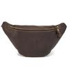 Crazy Horse Leather Men Casual Fashion Travel Fanny Waist Belt Chest Pack Sling Bag Design Bum Phone Case Male