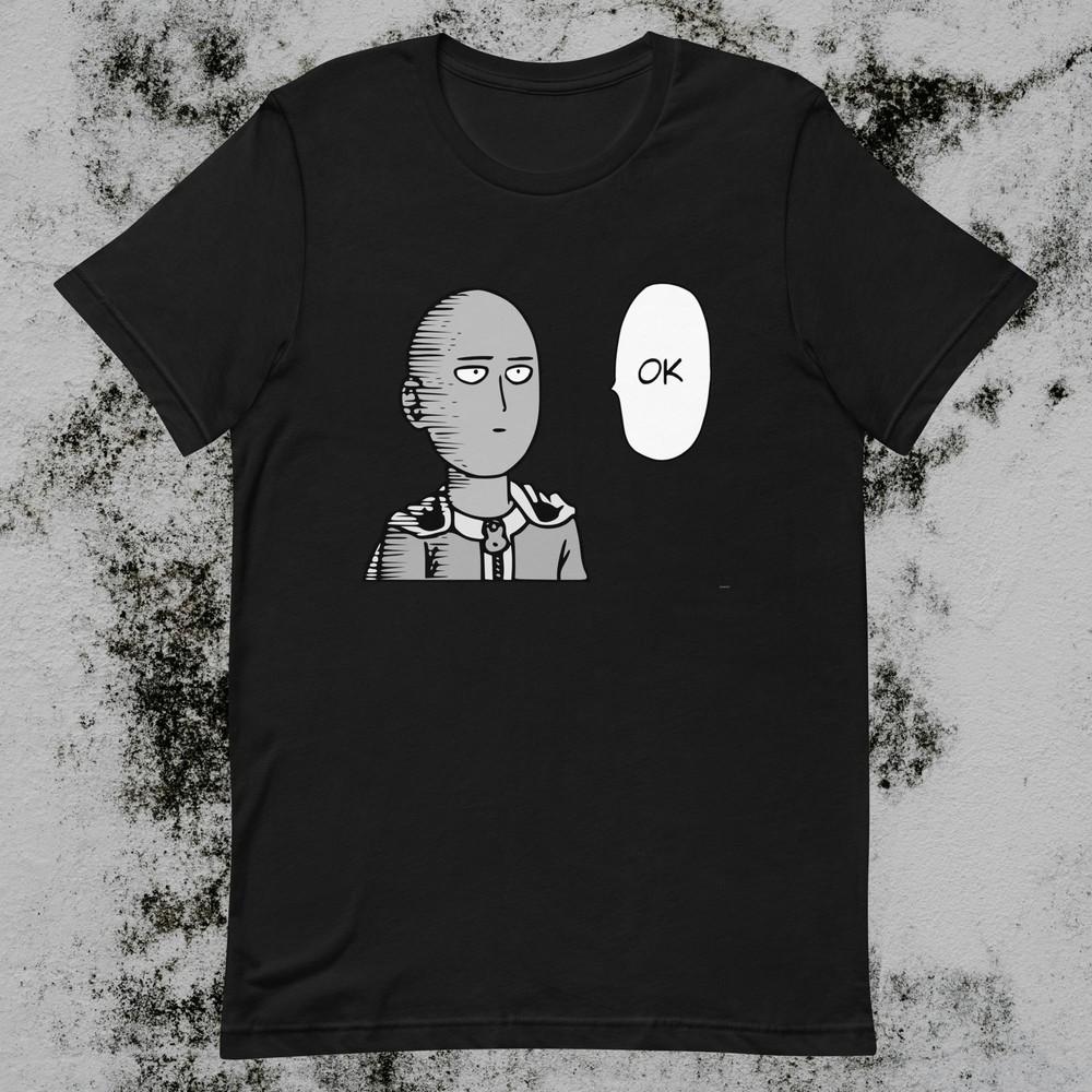 

OK One Punch Anime Gift Shirt Unisex T-Shirt L