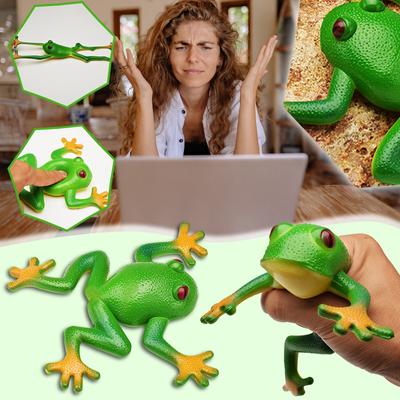 NOS Simulation Frogs Model Decoration Frogs Creative Tricky Vent Frogs Toy