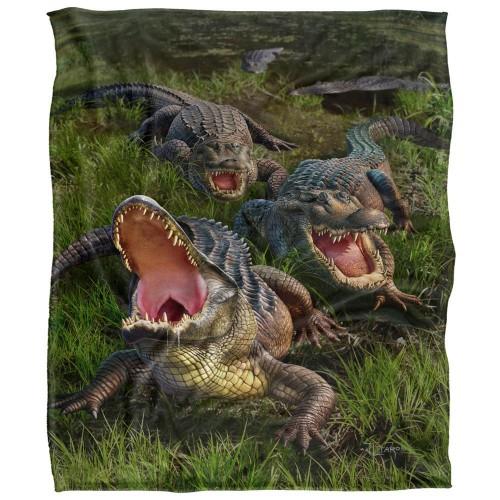 JQ Licensing Jlo Silky Alligator Supersoft Blanket