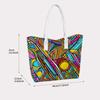 Colorful Geometric Art Casual Tote Bag Fashion Daily Shoulder Carry Handbag