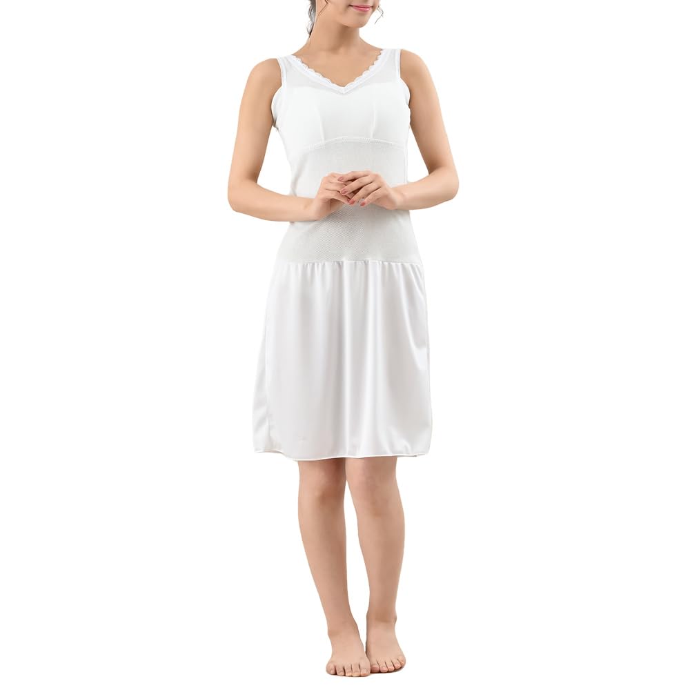 Glamor Comfortable Underwear Mesh Kimono Undergarment Kimono Dressing Kimono Bra with Sweat Absorbing Pads for Yukata and Kimono Size FT0224