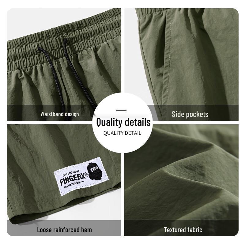 Fingercroxx Men's 2025 Summer Breathable Casual Shorts