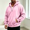 Herren Freizeit Kapuzenpullover mit Vierteltasche für den Alltag