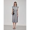 ELLE Retro Fly Sleeve Commuter Dress