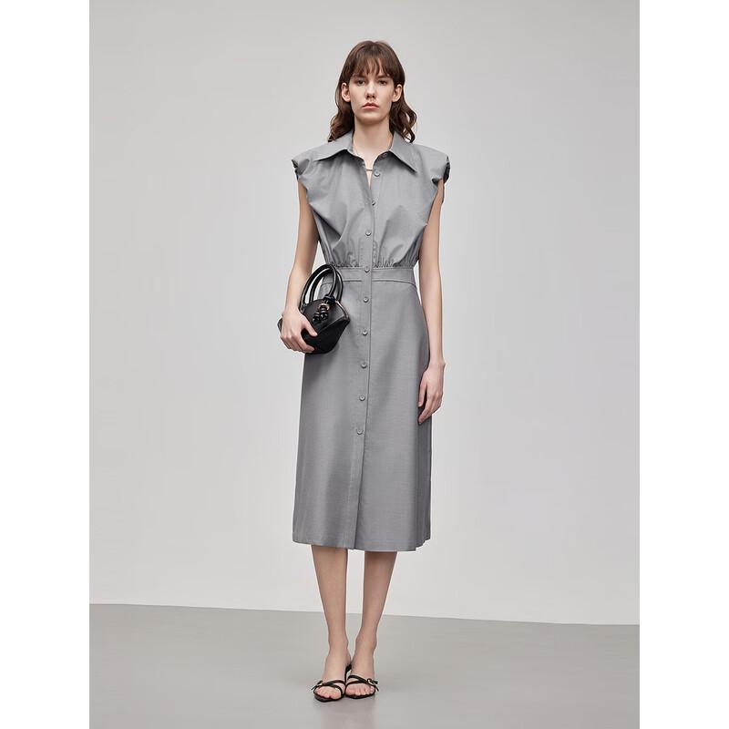 ELLE Retro Fly Sleeve Commuter Dress