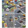 Car Map Climbing Mats Toys DIY Traffic Road Signs Road Carpet Playmat City Parking Lot Roadmap