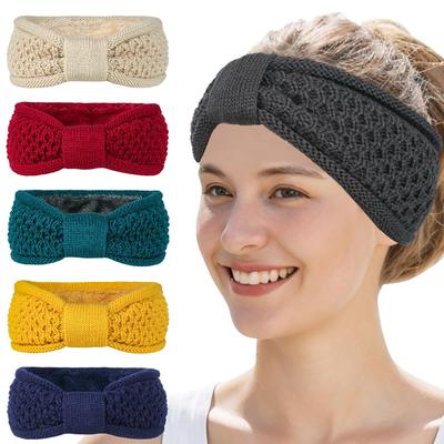 Ohrenschützer Ästhetische Schleife Warm und Trendig für Kaltes Wetter Radfahren Laufen Sport Kopfbedeckung Stirnband
