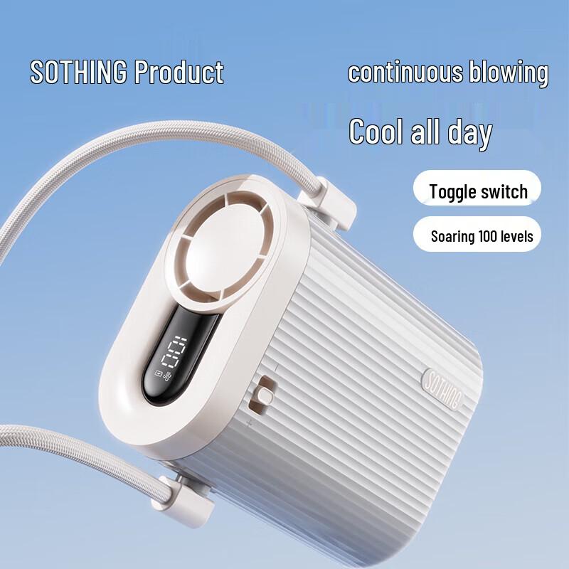 HOTO DSHJ-S-2421 100-Speed Fast Cooling Portable Fan CN plug (adapter included)