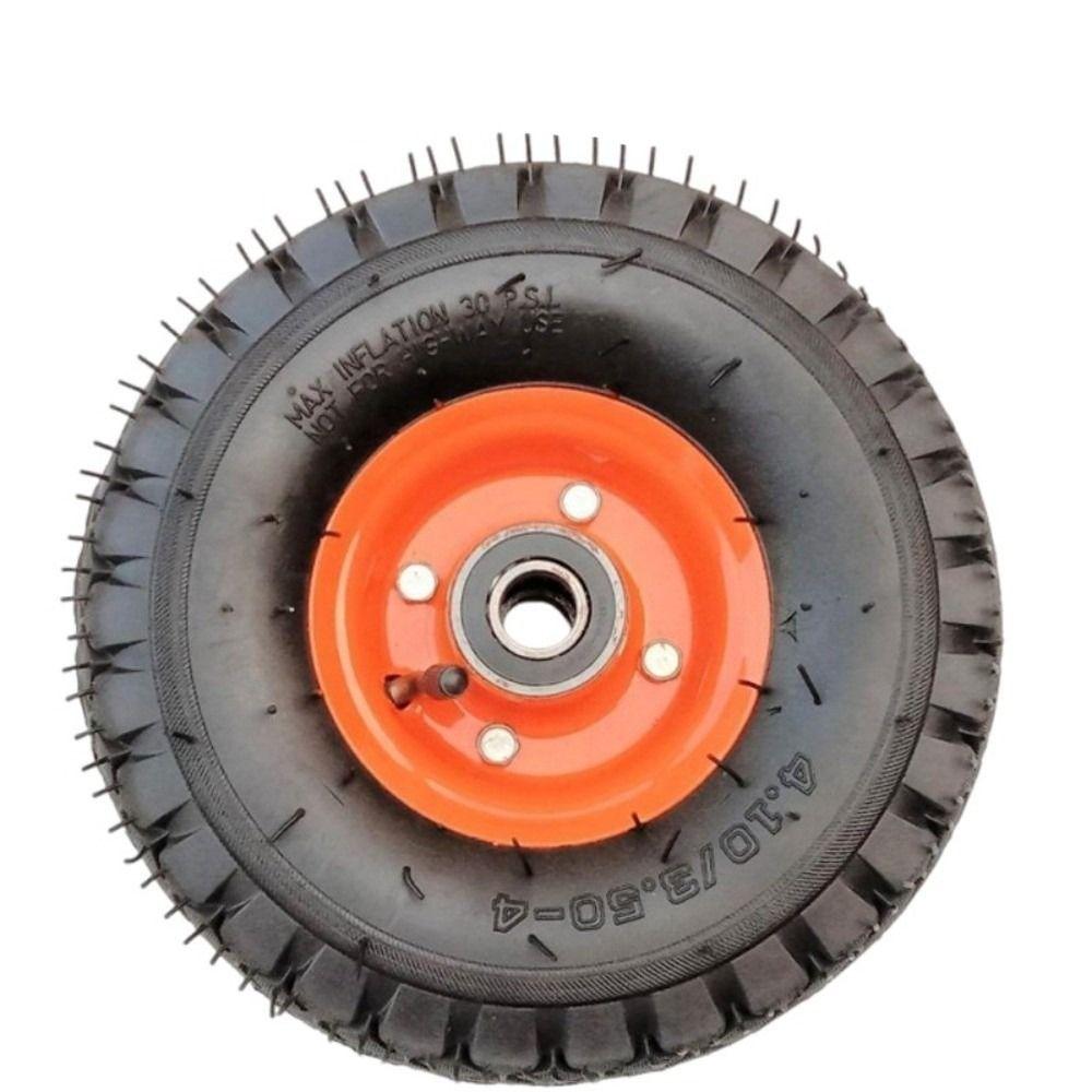 Pogrubione Gumowe Koła Pneumatyczne Odporne Na Ścieranie 10-calowe Koła Nadmuchiwane Nośność 4.10-3.50-4 Opony do Wózka Uniwersalne