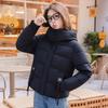 Plus Size Women Short Padded Jacket Winter Loose Hooded Warm Coat Casual Outwear