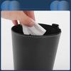 INFINAUTO Car Trash Front Rear Inch Inch Auto Trash For Hanging Bin, & Seat, 5.1 Wide, 5.9 High, Bin, Leather, Black,