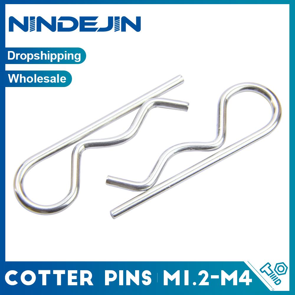 

2-20pcs Cotter Pins M1.2 M1.6 M1.8 M2 M2.5 M3 M3.5 M4 Metal Pins Stainless Steel R Clips Spring Retaining Clips for Automotive M1.2x21mm 20pcs