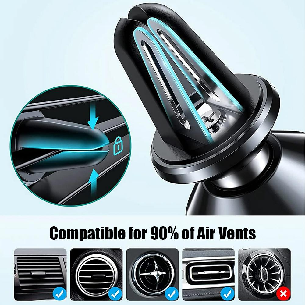 Magnetic Phone Holder Car Mount With Car Air Vent Clip Cellphone Mount Phone Bracket 360 Degree Adjustable Smart Phone Universal
