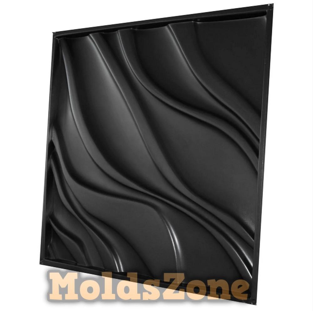 3D Wandpaneel Form für Gips, Putz oder Betonfliese für dekorative Wandpaneele 'Diagonal'