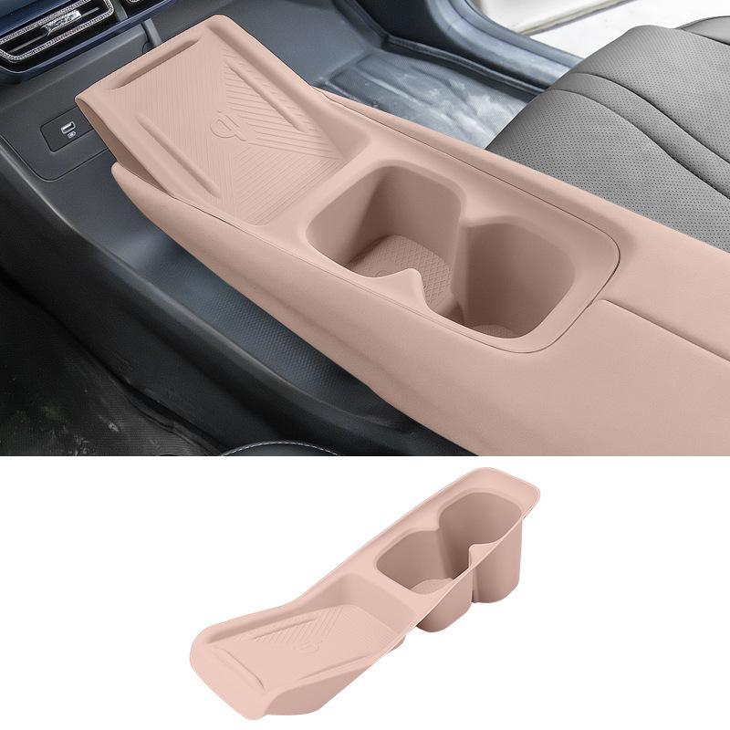 For BYD SEAGULL Dolphin MINI Central Console Wireless Charger Pad With Cup Holder Silicone Car Interior Modification Accessories