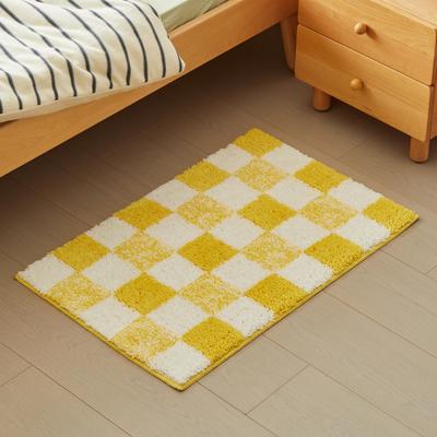 Plaid Non-Slip Bathroom Floor Mat
