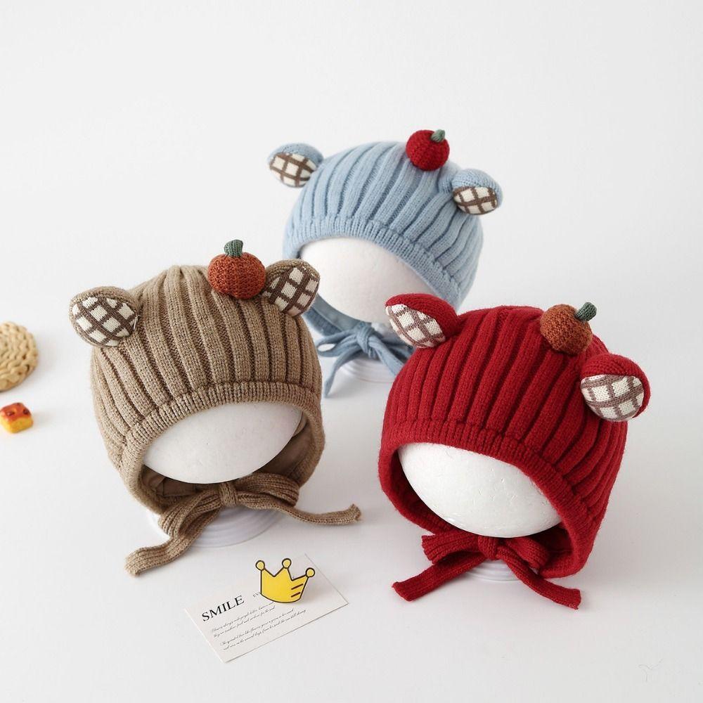 Cold-Resistant Winter Baby Crochet Hat Breathable Kids Ear Protection Hat Infant Wear