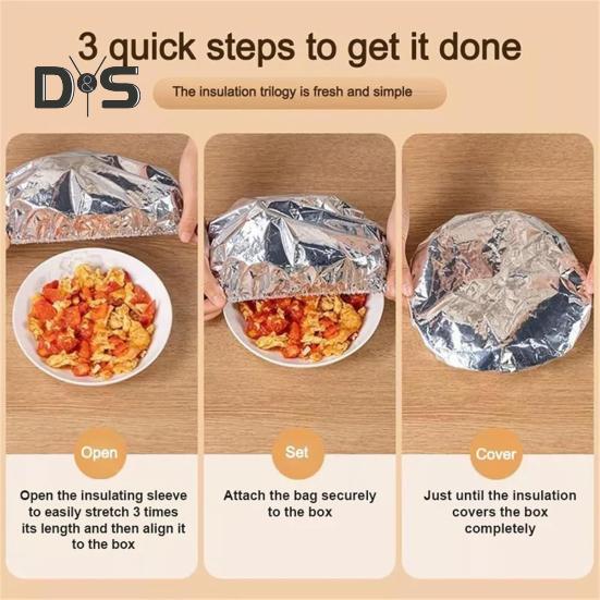 Folie de aluminiu, folie de izolație, capac rezistent la căldură pentru alimente, pentru bucătărie, pungi elastice pentru păstrarea prospețimii, folie de aluminiu, capace pentru depozitarea alimentelor