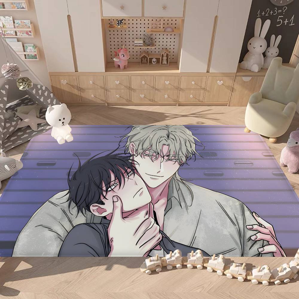 Low Tide In Twilight Anime Floor Mat INS Style Soft Bedroom Floor House Laundry Room Mat Anti-skid Household Carpets