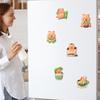 Lovely Capybara Fridge Magnet 3D Animal Decorative Sticker for Refrigerator Office Whiteboard Kitchen