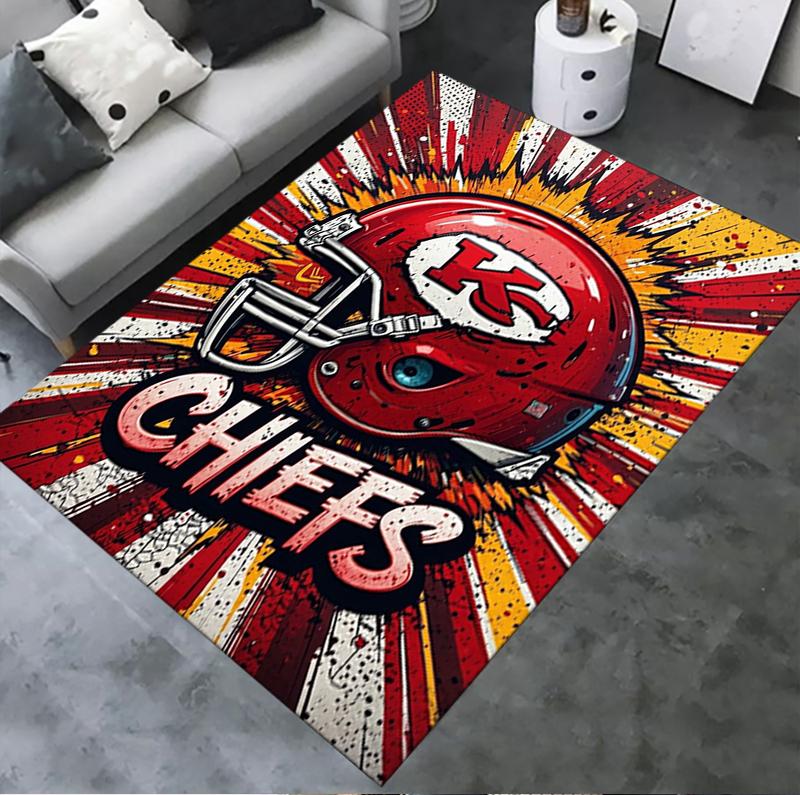 Kansas City Chiefs Carpet Rug For Living Room Bedroom Home Sofa Decorationkids Play Nonslip Floor Mat