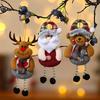 Christmas Tree Small Santa Cloth Pendant Toy